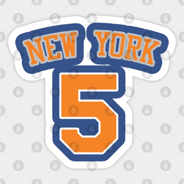 Immanuel Quickley New York Knicks Sticker by IronLung Designs